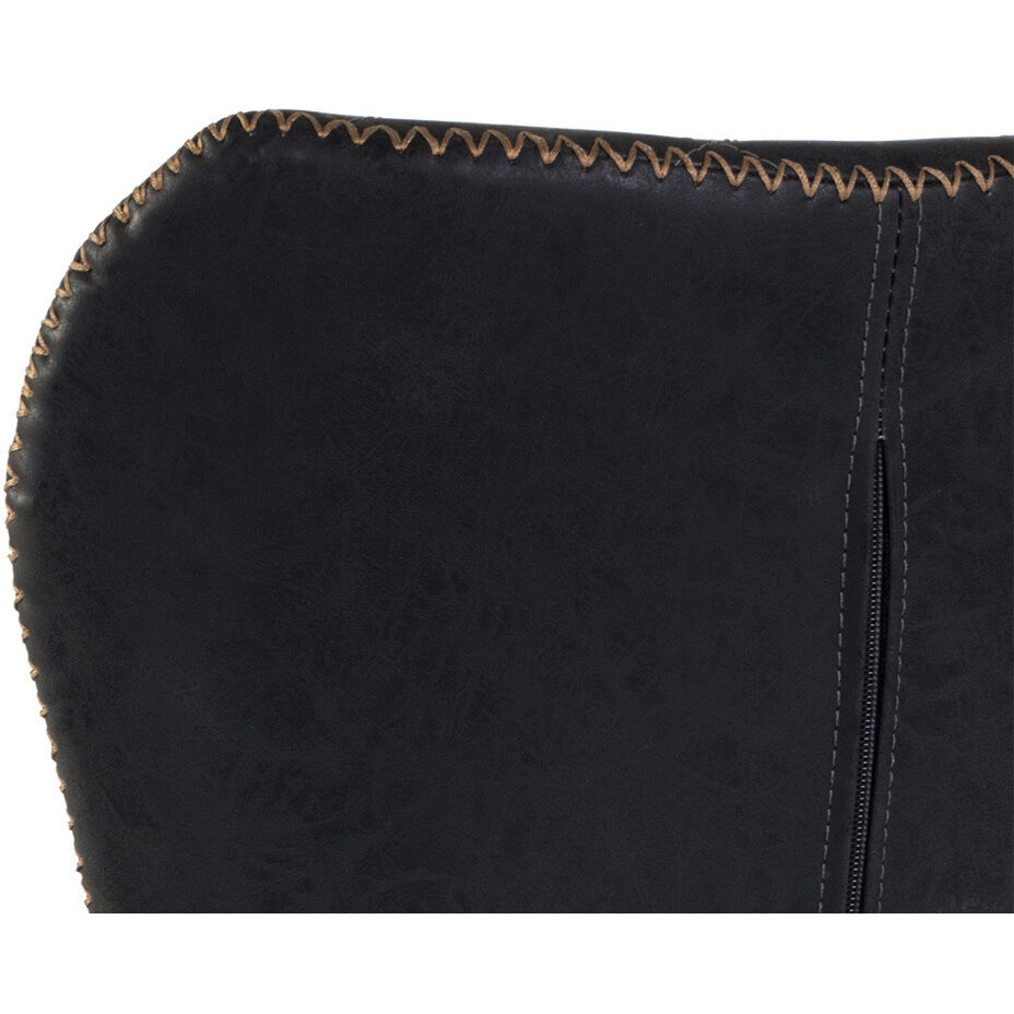 Lyla 37 inch Antique Black Counter Stool, Set Of 2